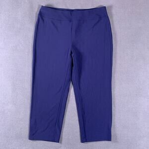 Boston Proper Pants Womens Extra Large High Rise Stretch Crop Versatile Casual